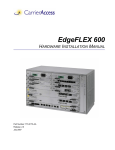 Carrier Access EdgeFLEX Computer Hardware User Manual