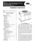 Carrier 50VL---A Air Conditioner User Manual