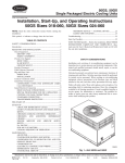 Carrier 50GS Air Conditioner User Manual