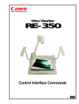 Canon RE-350 Webcam User Manual