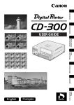Canon CD-300 All in One Printer User Manual