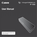 Canon 4081B007 Scanner User Manual