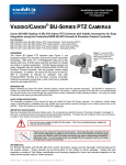 Cannon BU-46H Security Camera User Manual