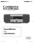Cambridge SoundWorks I755 Speaker System User Manual