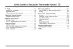 Cadillac 2009 Automobile User Manual