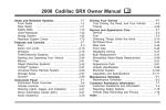 Cadillac 2008 SRX Automobile User Manual