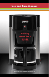 Bunn NHBX-B Coffeemaker User Manual