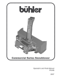 Buhler FK348 Snow Blower User Manual
