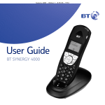 BT 4000 Cordless Telephone User Manual