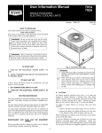 Bryant 701A Air Conditioner User Manual