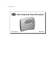 Bryant 44760 Thermostat User Manual