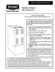 Bryant 374RAN Furnace User Manual