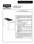 Bryant 367AAN Furnace User Manual