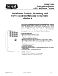 Bryant 310AAV Furnace User Manual