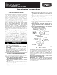 Bryant 127A Air Conditioner User Manual