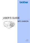 Brother MFC-5490CN Printer User Manual