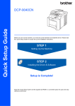 Brother DCP-9040CN Printer User Manual