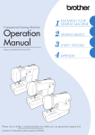 Brother 882-S90/S91 Sewing Machine User Manual