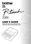 Brother 1300 Printer User Manual