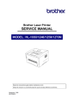 Brother 1060 Printer User Manual