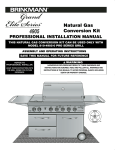 Brinkmann 4425 Gas Grill User Manual