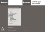Breville BJE510XL Juicer User Manual