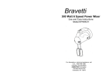 Bravetti EP565CH Mixer User Manual
