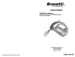 Bravetti EP552HB Mixer User Manual