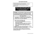 Bradford-White Corp 238-37281-00R Water Heater User Manual