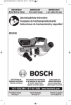 Bosch Power Tools BSH180-01 Cordless Saw User Manual