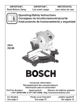 Bosch Power Tools 3924B Saw User Manual
