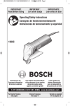 Bosch Power Tools 1500C Grinder User Manual