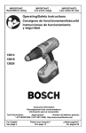 Bosch Power Tools 13614 Drill User Manual