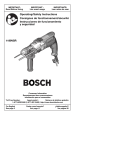 Bosch Power Tools 1199VSR Drill User Manual