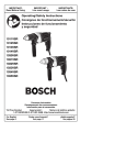 Bosch Power Tools 0 601 375 039 Grinder User Manual