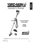 Bolens YM26BC Trimmer User Manual