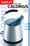 Bodum 5057 Hot Beverage Maker User Manual