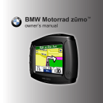 BMW Motorrad zmo GPS Receiver User Manual