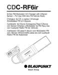 Blaupunkt CDC-RF6IR Stereo System User Manual