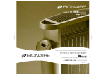 Bionaire BH3930 Electric Heater User Manual