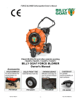 Billy Goat F1302SPH Blower User Manual