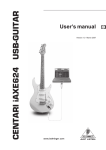 Behringer IAXE624 Musical Instrument User Manual