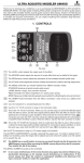 Behringer AM400 Musical Instrument Amplifier User Manual