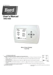 Bard 8403-060 Thermostat User Manual