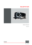Barco R9010010 Projector User Manual