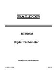 Baldor DTM8000 Automobile Parts User Manual