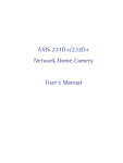 Axis Communications 231D+/232D+ Security Camera User Manual