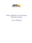 Axis Communications 216FD/FD-V Security Camera User Manual