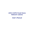 Axis Communications 216FD Digital Camera User Manual