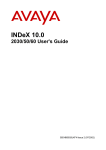 Avaya 2030 Cordless Telephone User Manual